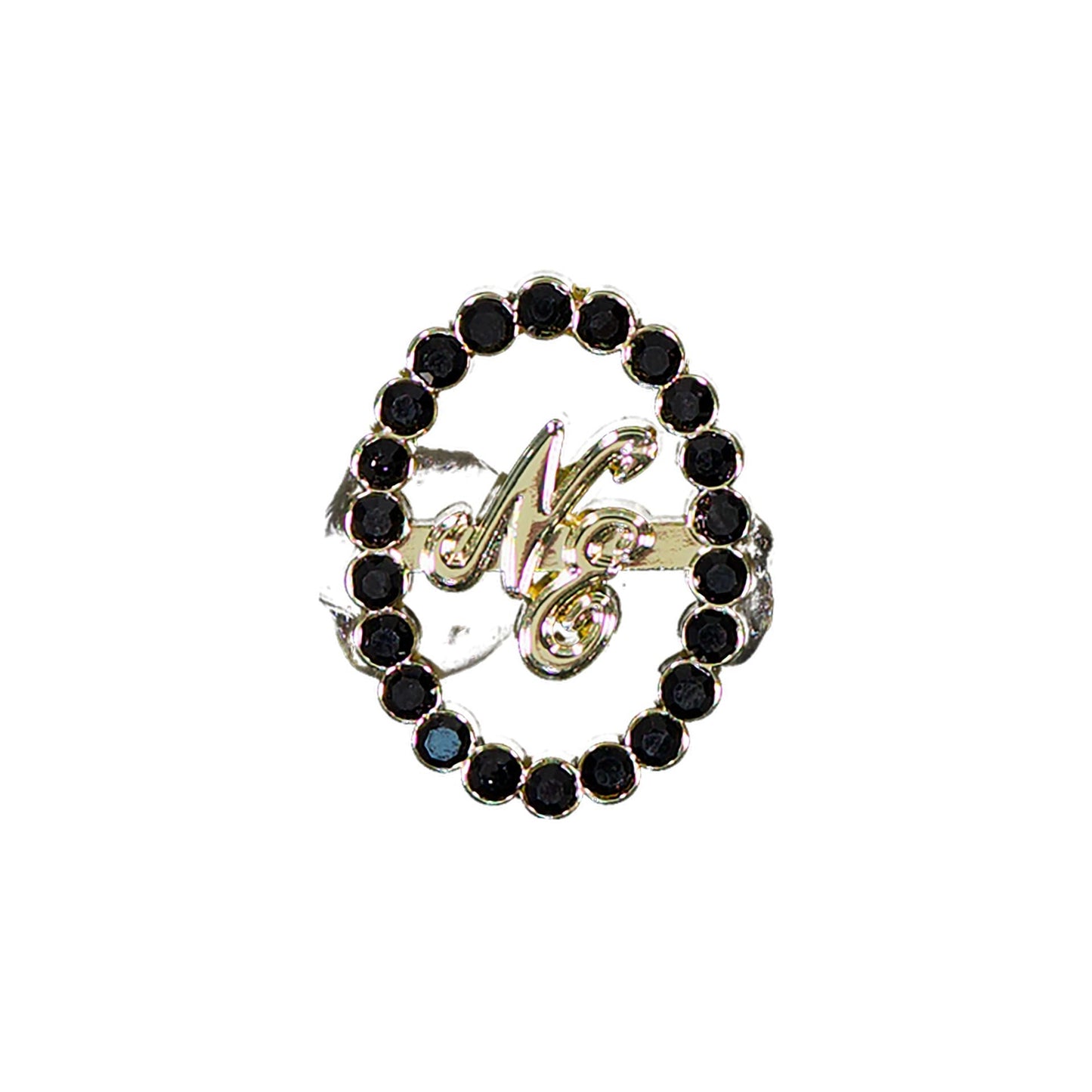 New Era Cap Jeweled Oval Pin