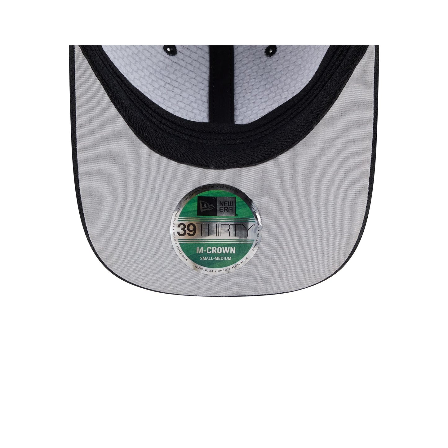 New Era Cap Black Cotton 39THIRTY M-Crown Stretch Fit Hat