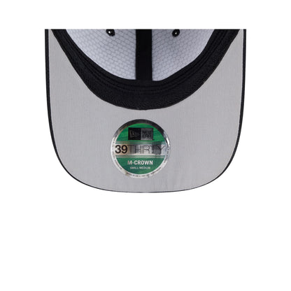 New Era Cap Black Cotton 39THIRTY M-Crown Stretch Fit Hat