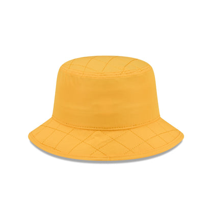New Era Cap Gold Quilted Bucket Hat