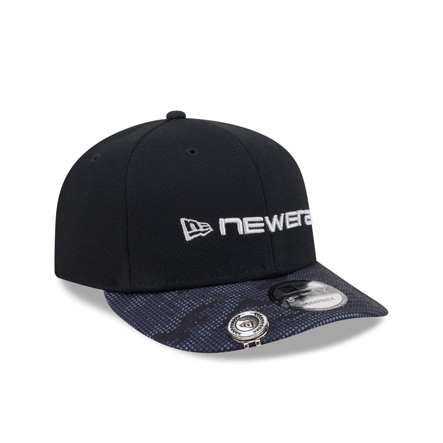 New Era Cap Digi Camo Visor Black 9FIFTY Snapback Hat