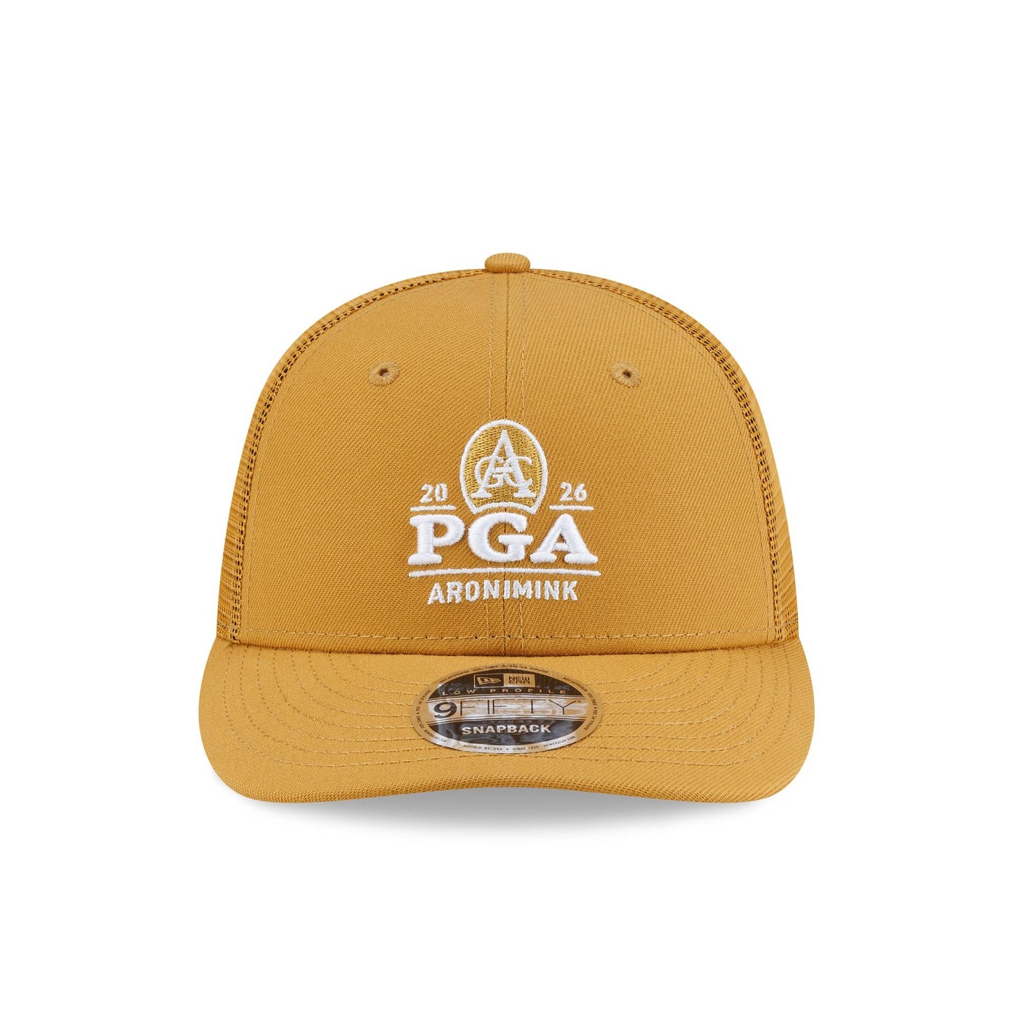 2026 PGA Championship Aronimink Ochre Low Profile 9FIFTY Trucker Hat