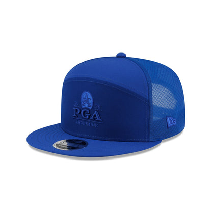 2026 PGA Championship Aronimink Light Royal Split Panel 9FIFTY Trucker Hat