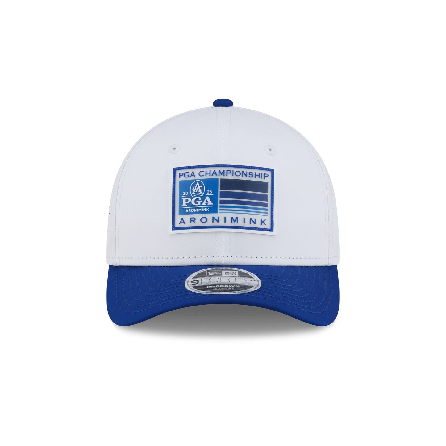 2026 PGA Championship Aronimink Performance White Royal 9FORTY M-Crown Snapback Hat