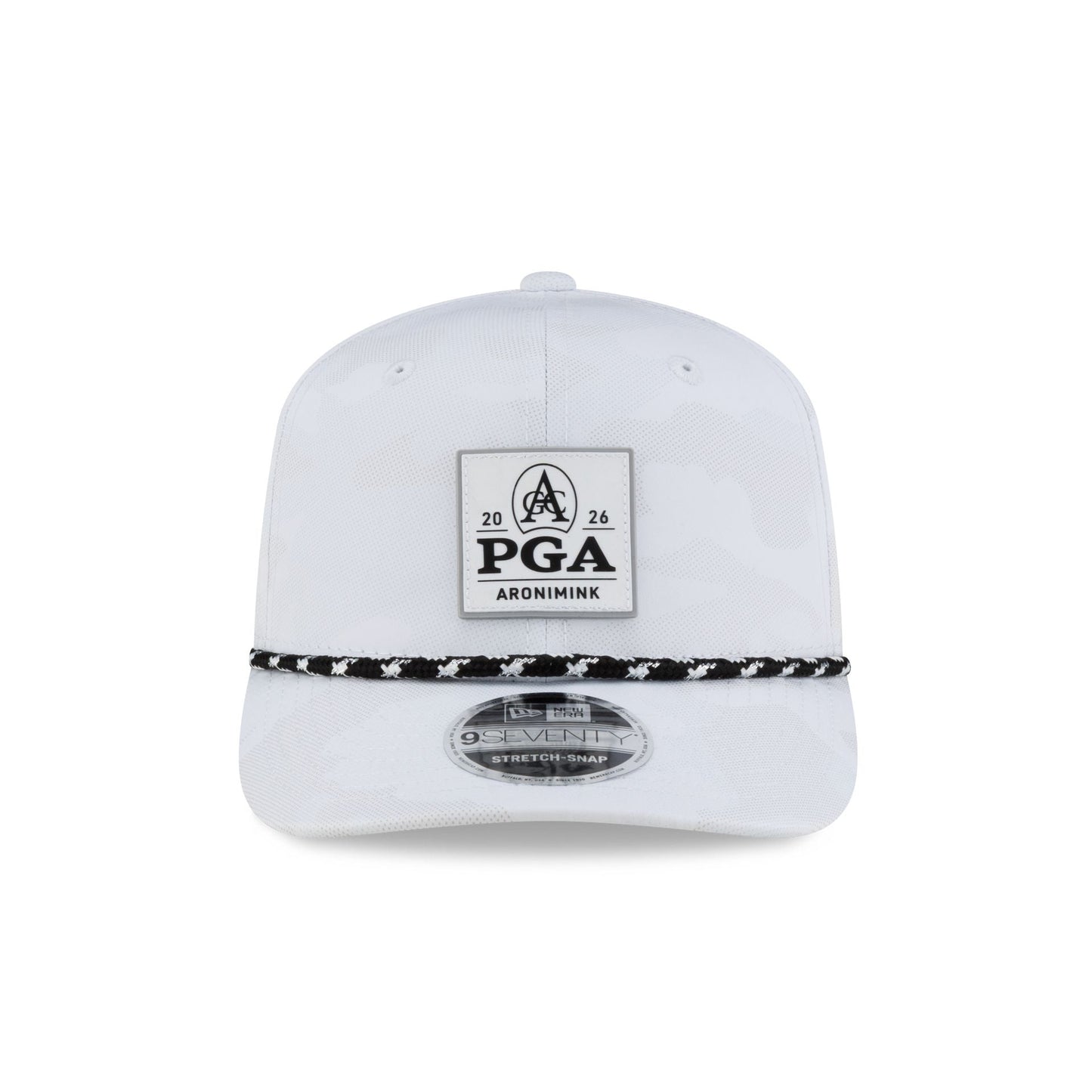 2026 PGA Championship Aronimink Black Camo 9SEVENTY Stretch-Snap Hat