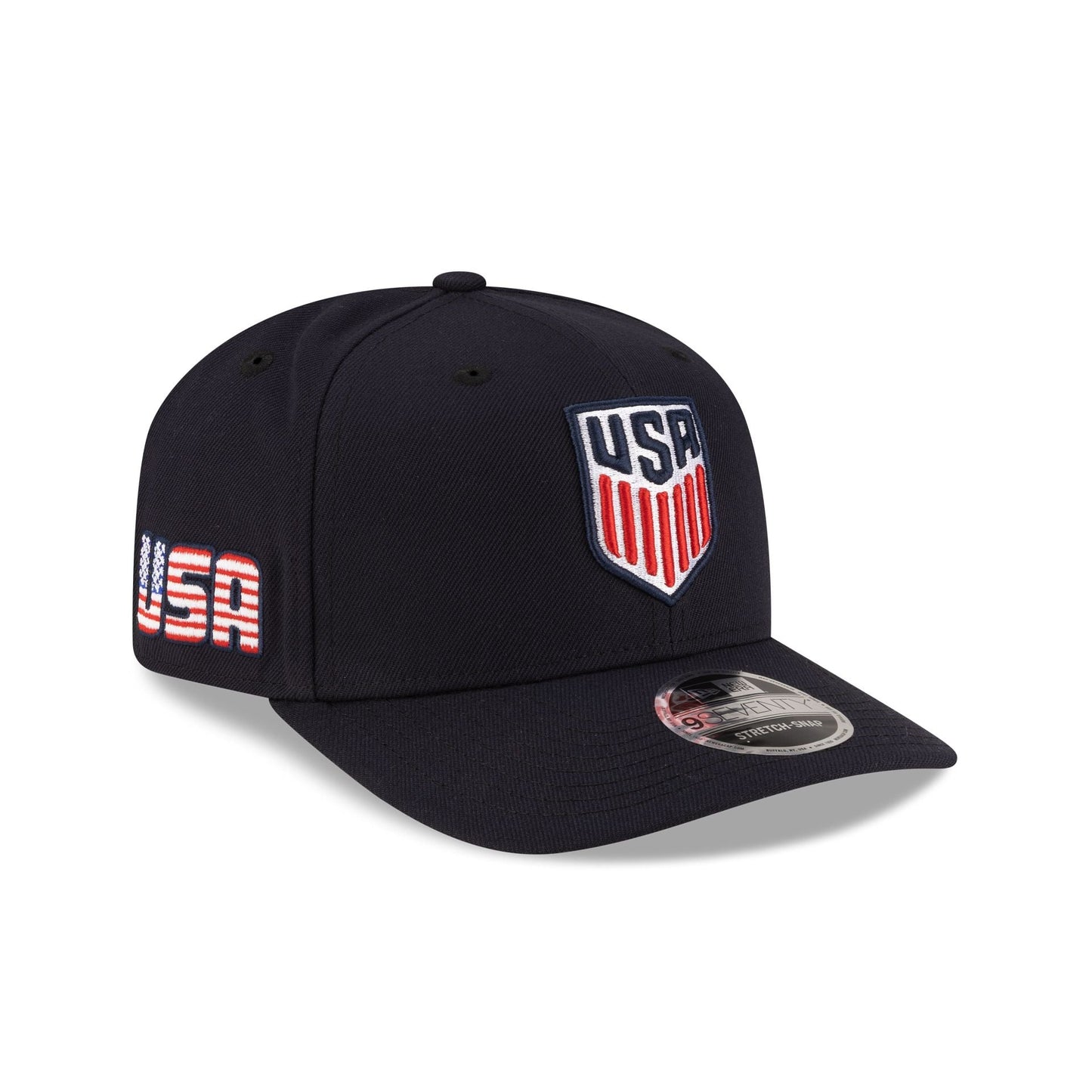 U.S. Soccer Men's National Team Americana Flag Navy 9SEVENTY Stretch-Snap Hat