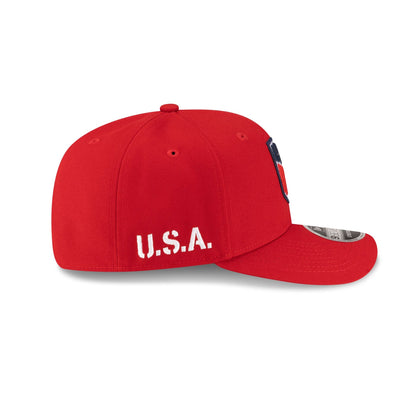 U.S. Soccer Men's National Team Americana Red 9SEVENTY Stretch-Snap Hat
