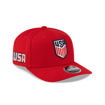 U.S. Soccer Men's National Team Americana Flag Red 9SEVENTY Stretch-Snap Hat