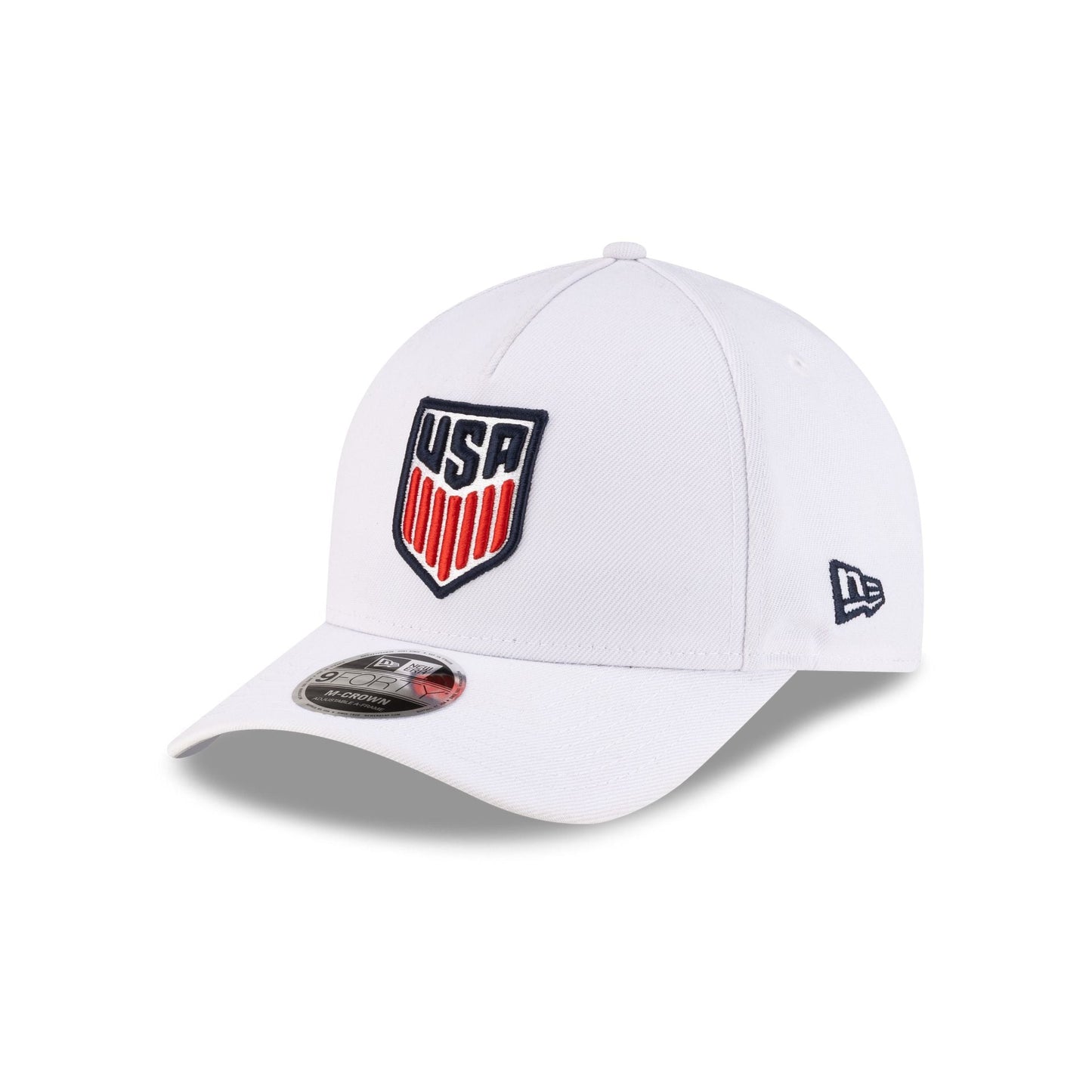 U.S. Soccer Men's National Team Americana Flag White 9FORTY M-Crown A-Frame Snapback Hat