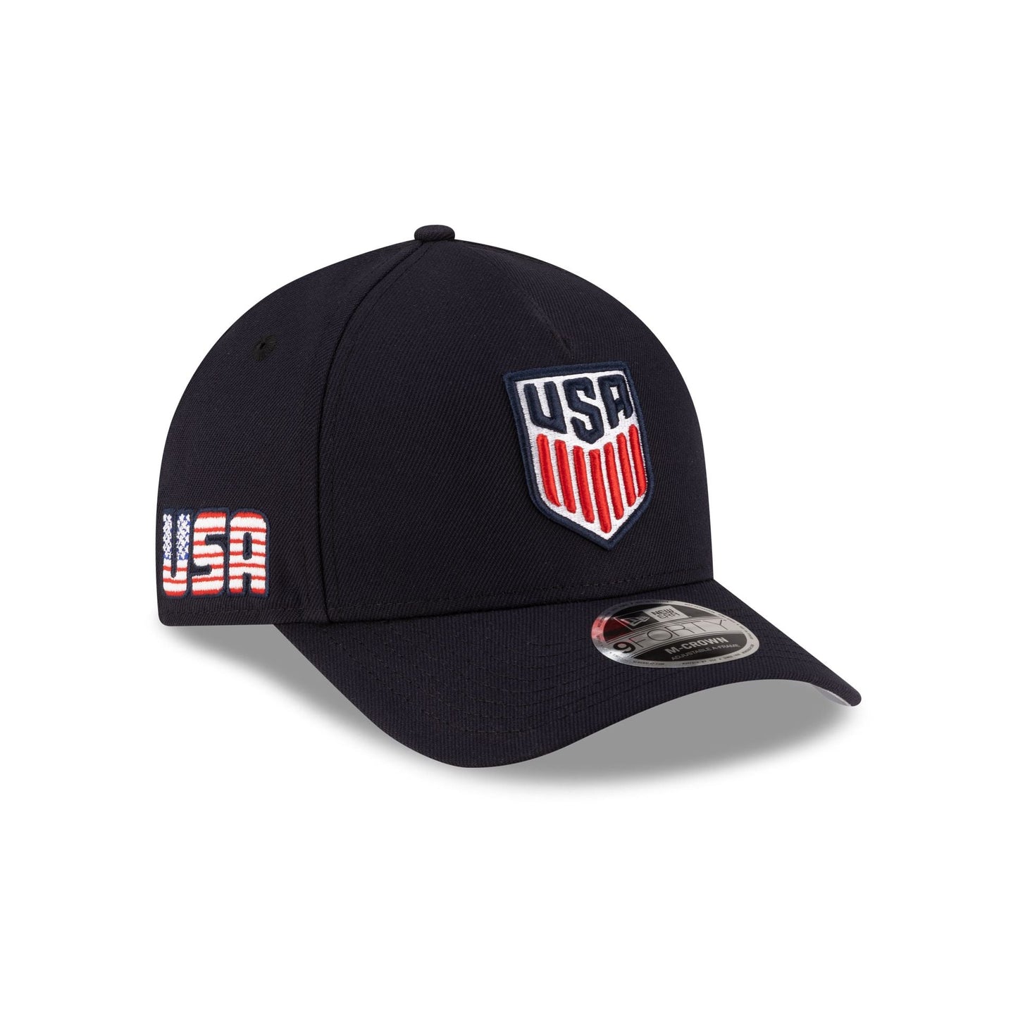 U.S. Soccer Men's National Team Americana Flag Navy 9FORTY M-Crown A-Frame Snapback Hat