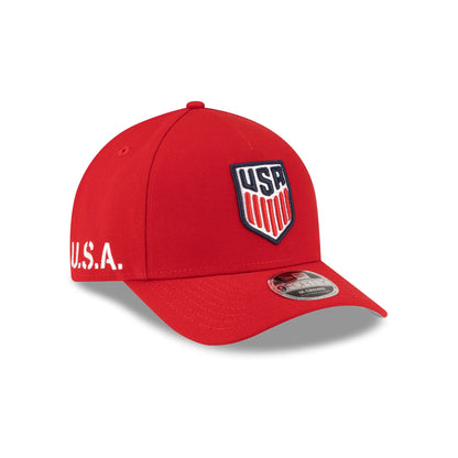 U.S. Soccer Men's National Team Americana Red 9FORTY M-Crown A-Frame Snapback Hat