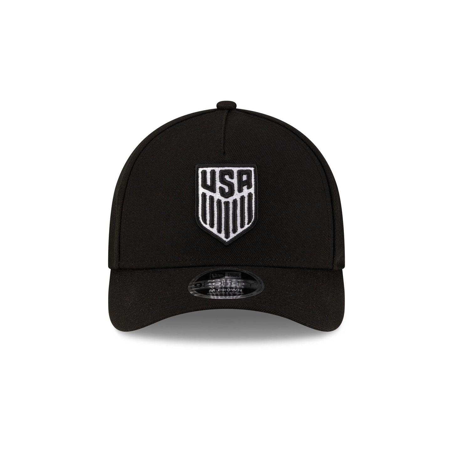 U.S. Soccer Men's National Team Black 9FORTY M-Crown A-Frame Snapback Hat