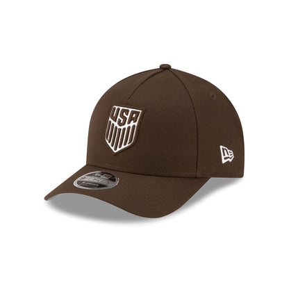 U.S. Soccer Men's National Team Walnut 9FORTY M-Crown A-Frame Snapback Hat
