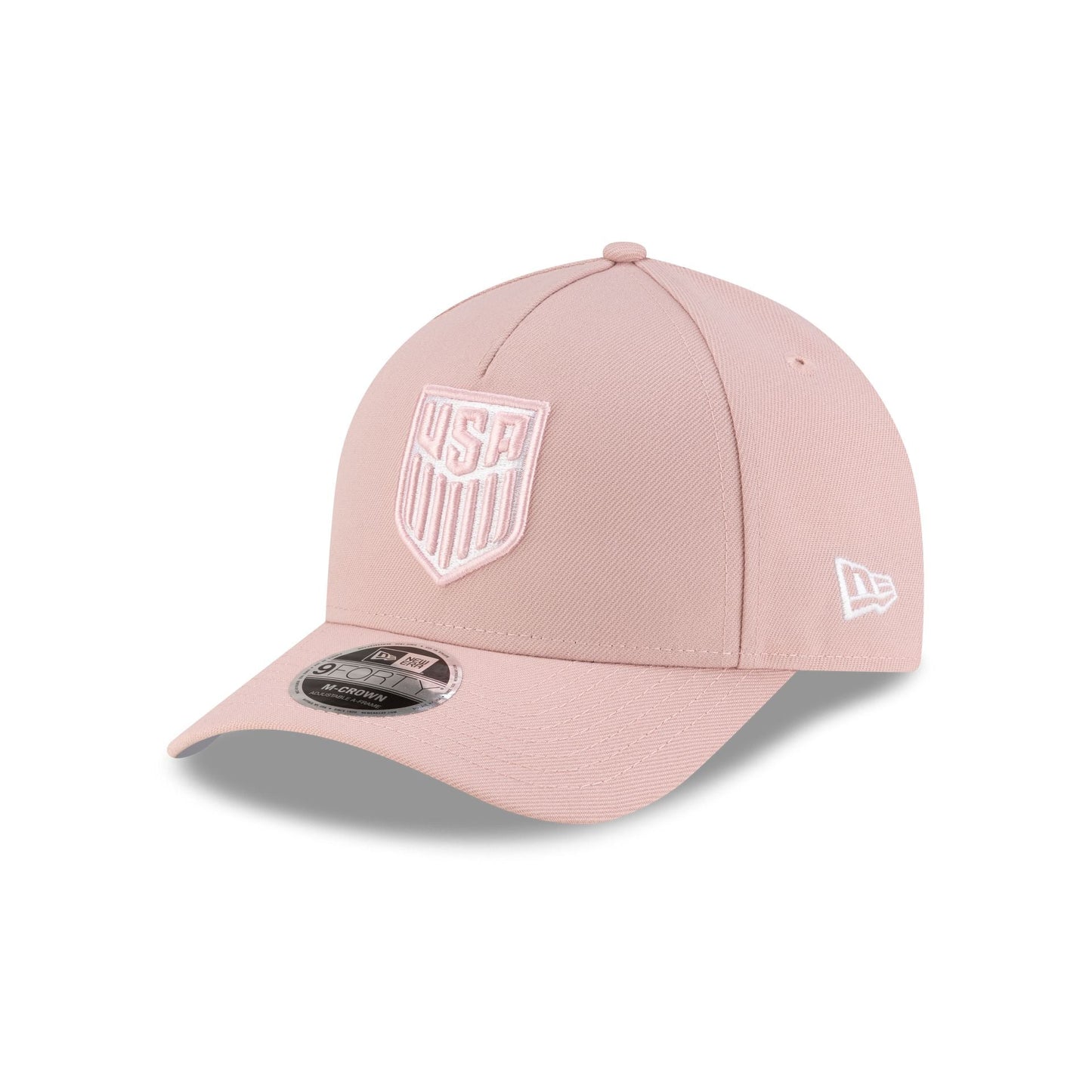 U.S. Soccer Men's National Team Pink 9FORTY M-Crown A-Frame Snapback Hat