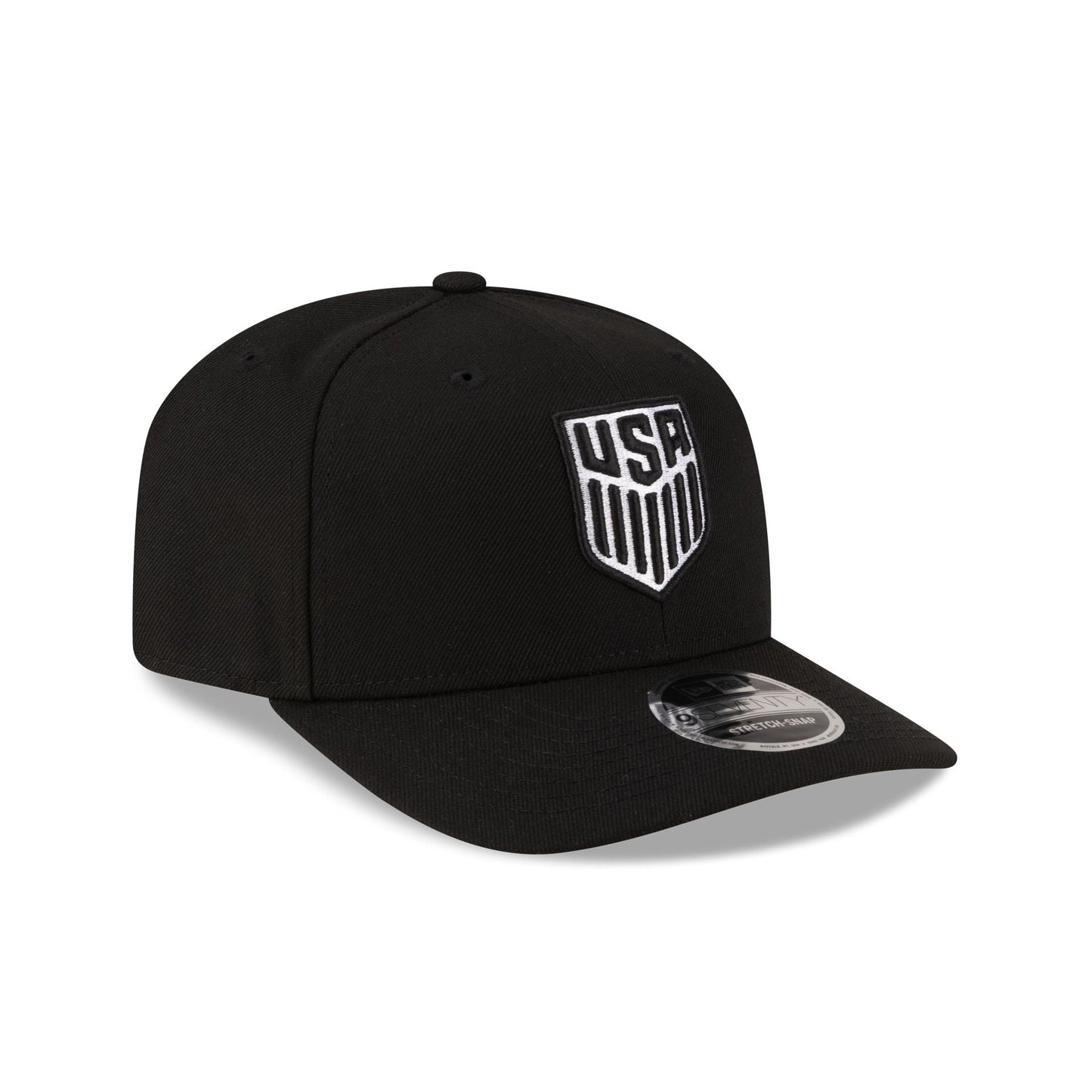 U.S. Soccer Men's National Team Black 9SEVENTY Stretch-Snap Hat
