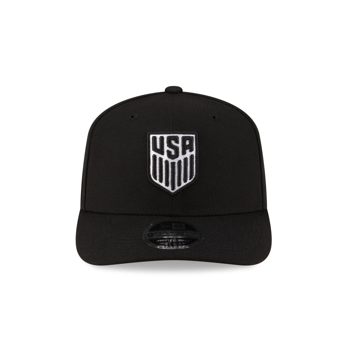 U.S. Soccer Men's National Team Black 9SEVENTY Stretch-Snap Hat