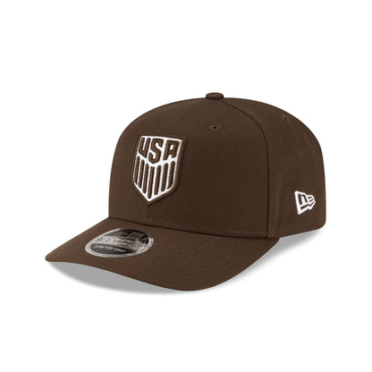 U.S. Soccer Men's National Team Walnut 9SEVENTY Stretch-Snap Hat