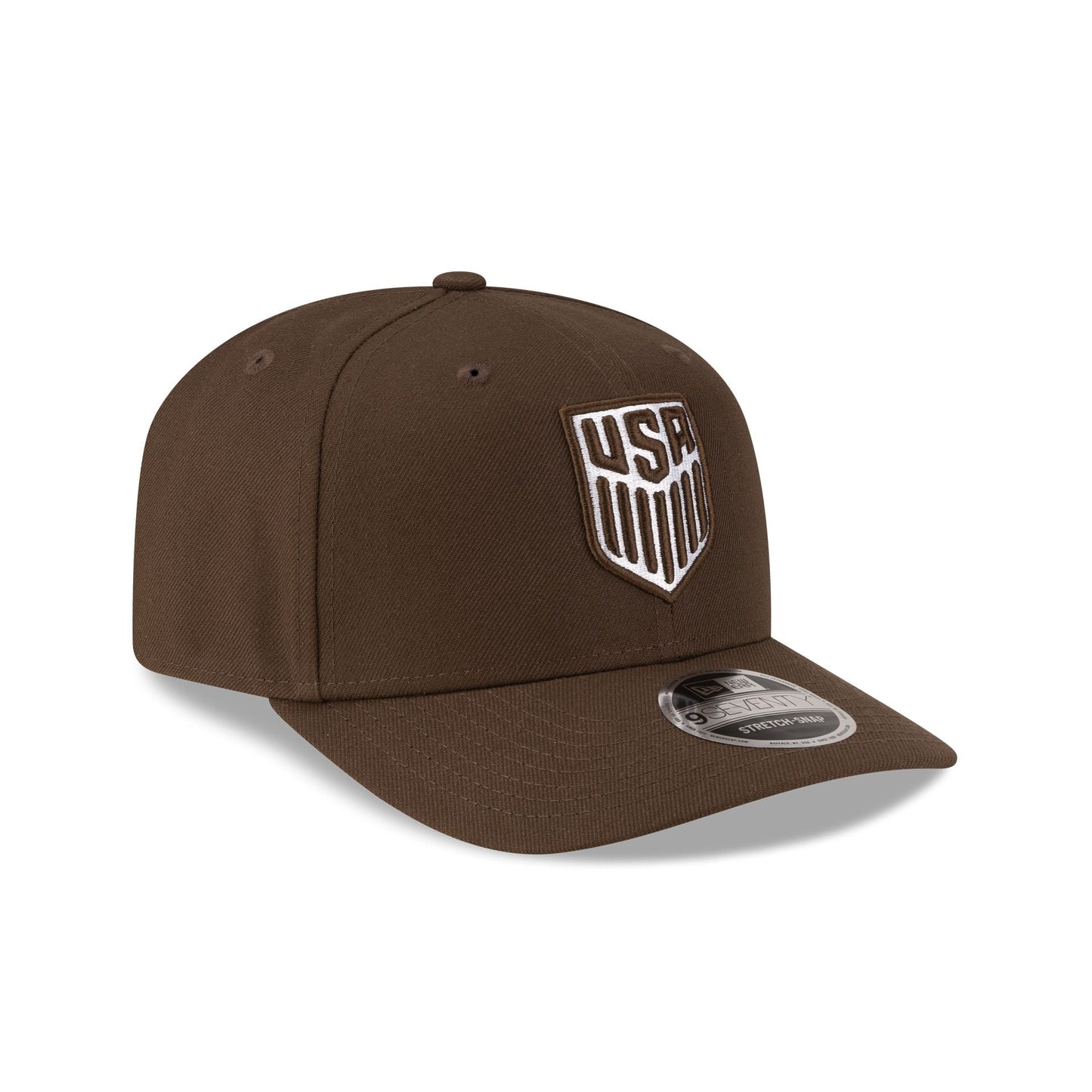 U.S. Soccer Men's National Team Walnut 9SEVENTY Stretch-Snap Hat