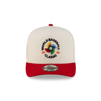 Japan 2026 World Baseball Classic Chrome White 9FIFTY A-Frame Snapback Hat