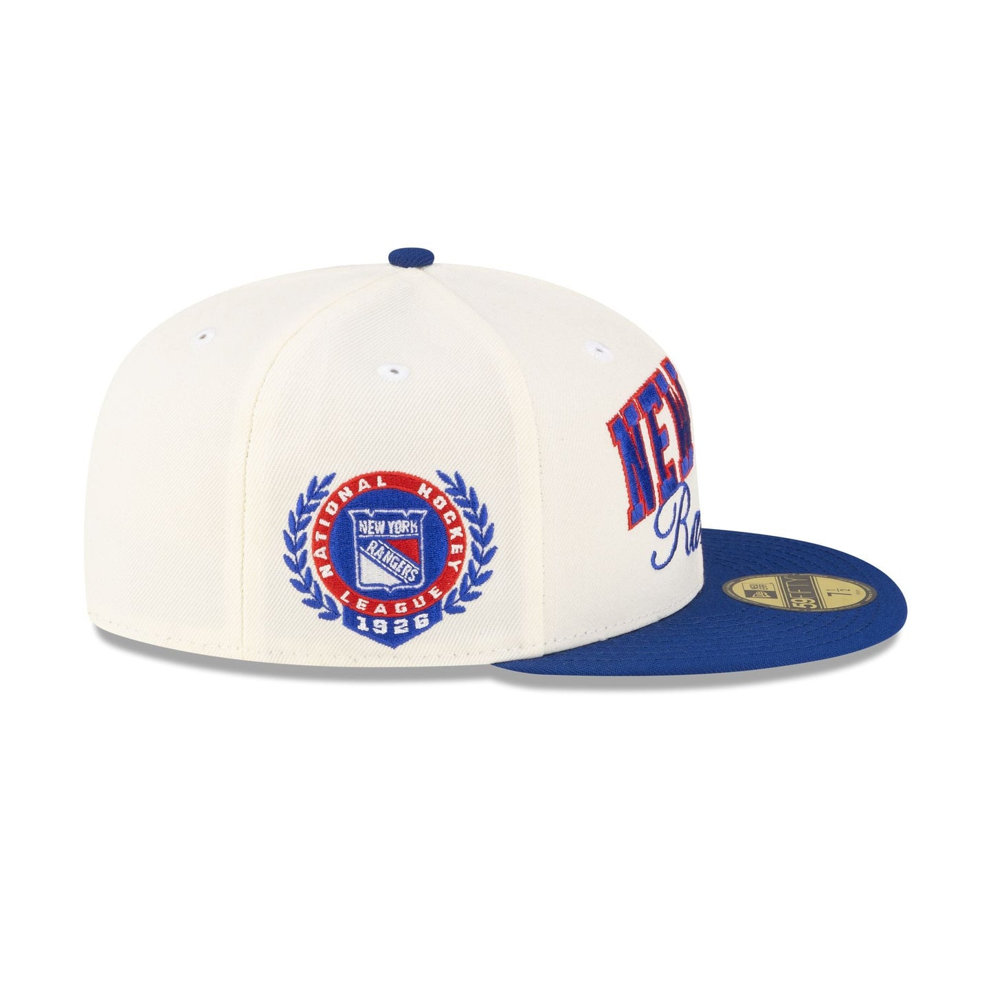 New York Rangers Arch Script 59FIFTY Fitted Hat