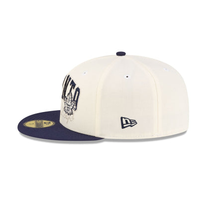 Toronto Maple Leafs Arch Script 59FIFTY Fitted Hat