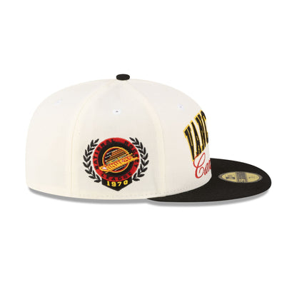 Vancouver Canucks Arch Script 59FIFTY Fitted Hat