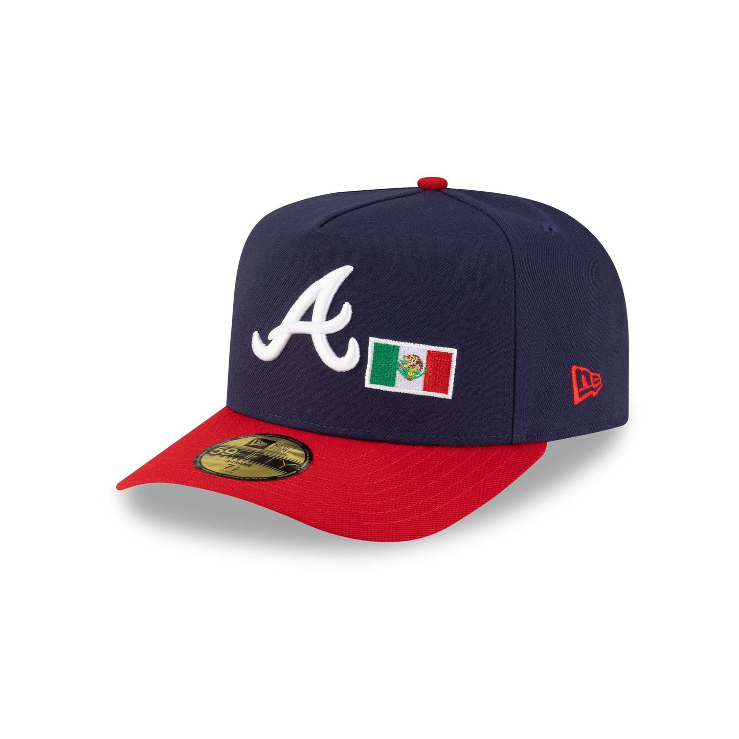 Just Caps Cinco de Mayo Atlanta Braves 59FIFTY A-Frame Fitted Hat
