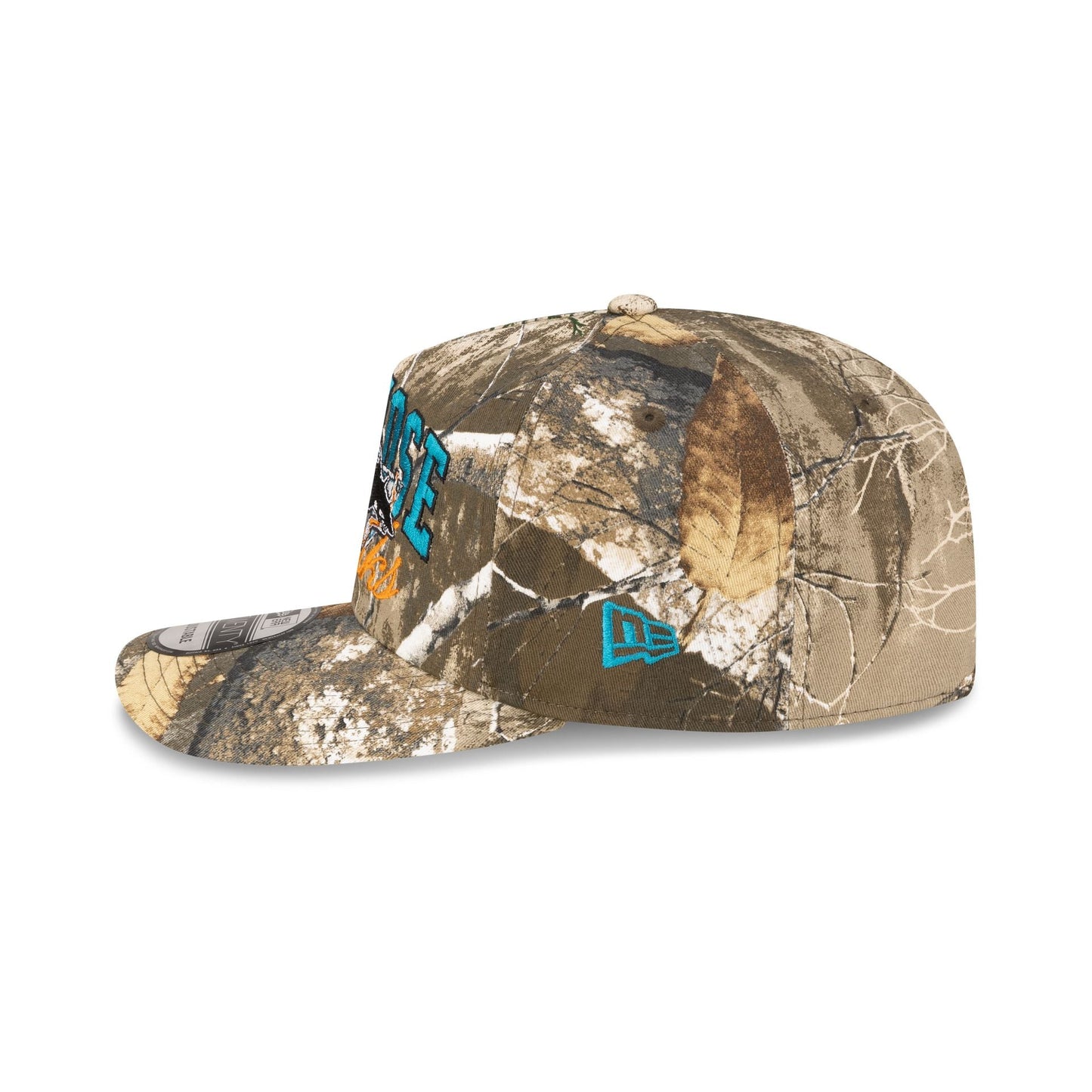 San Jose Sharks Arch Script Realtree 19TWENTY Snapback Hat