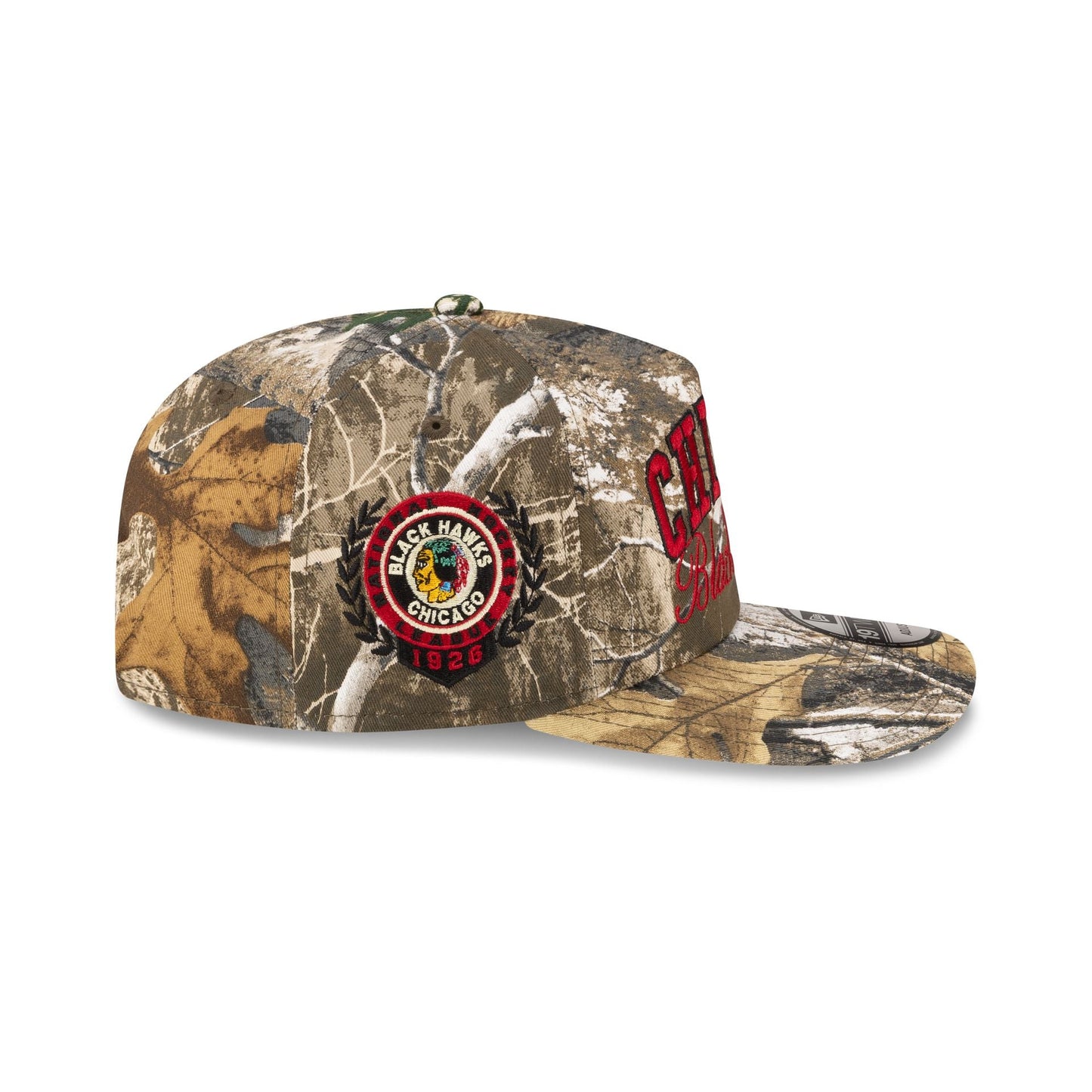 Chicago Blackhawks Arch Script Realtree 19TWENTY Snapback Hat