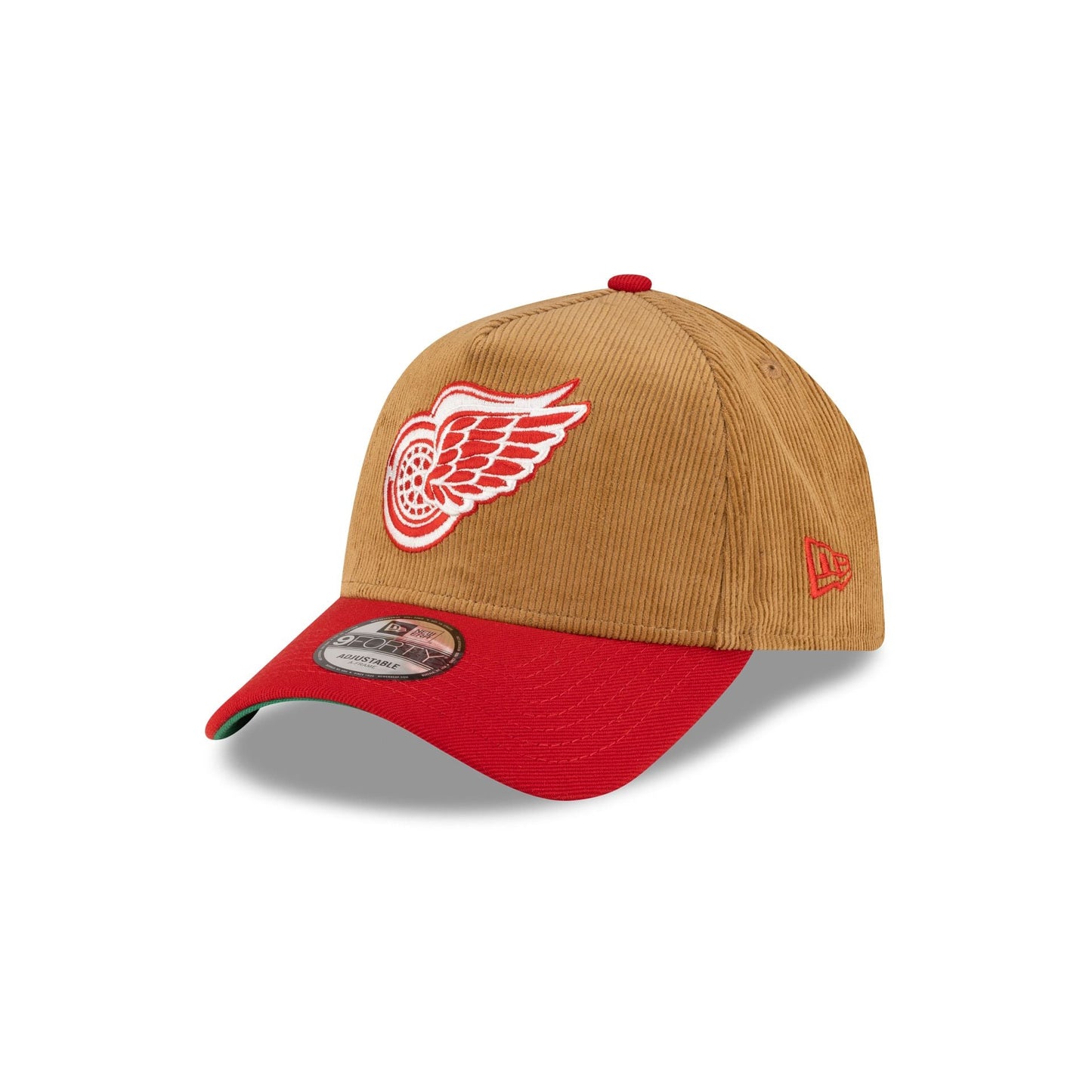 Detroit Red Wings Wheat Corduroy 9FORTY A-Frame Snapback Hat