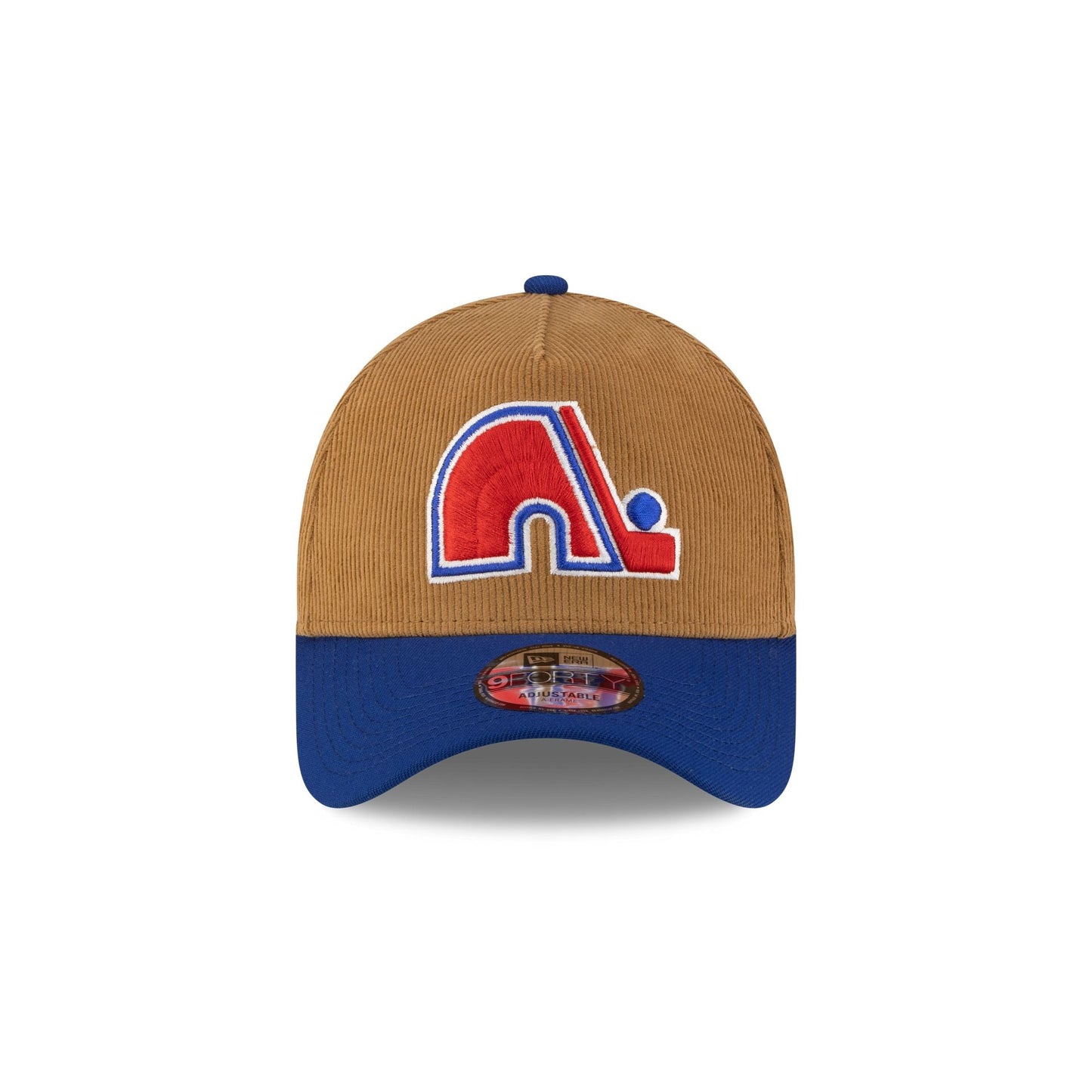 Quebec Nordiques Wheat Corduroy 9FORTY A-Frame Snapback Hat
