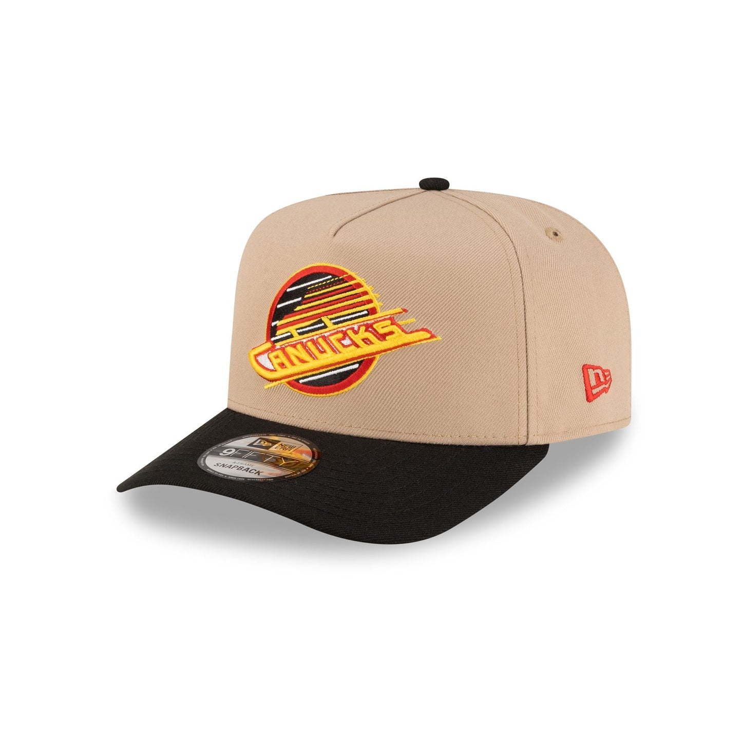 Vancouver Canucks Camel 9FIFTY A-Frame Snapback Hat