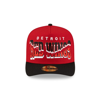 Detroit Red Wings Snapped Wordmark 59FIFTY A-Frame Fitted Hat