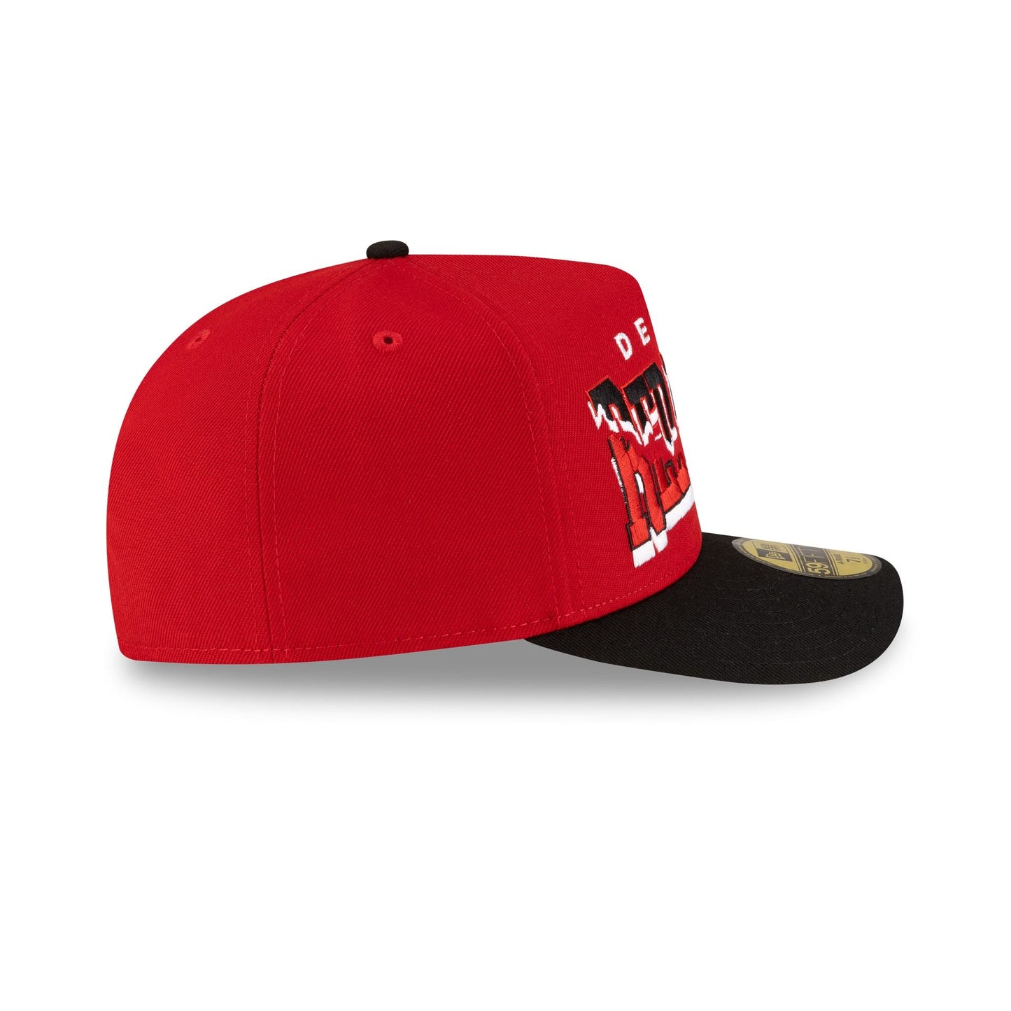 Detroit Red Wings Snapped Wordmark 59FIFTY A-Frame Fitted Hat
