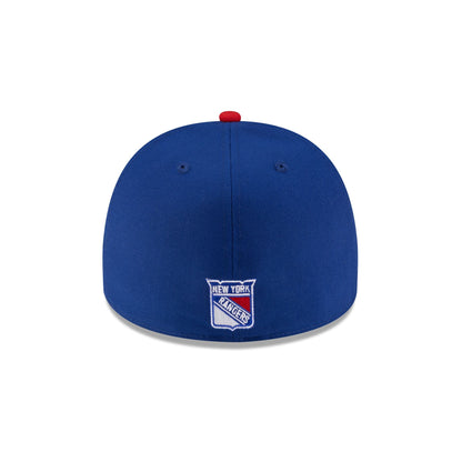 New York Rangers Snapped Wordmark 59FIFTY A-Frame Fitted Hat
