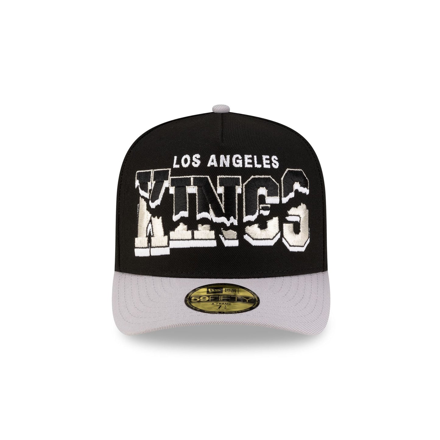 Los Angeles Kings Snapped Wordmark 59FIFTY A-Frame Fitted Hat