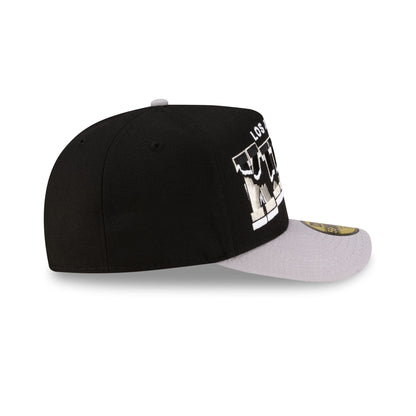 Los Angeles Kings Snapped Wordmark 59FIFTY A-Frame Fitted Hat