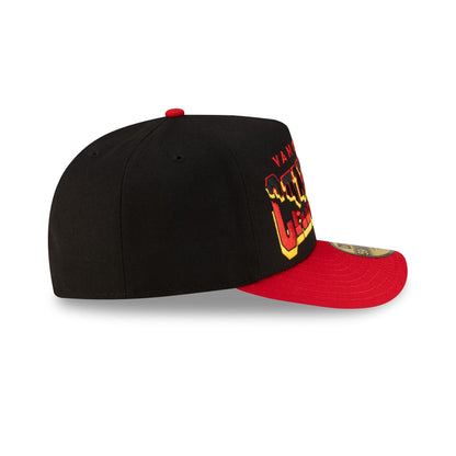 Vancouver Canucks Snapped Wordmark 59FIFTY A-Frame Fitted Hat