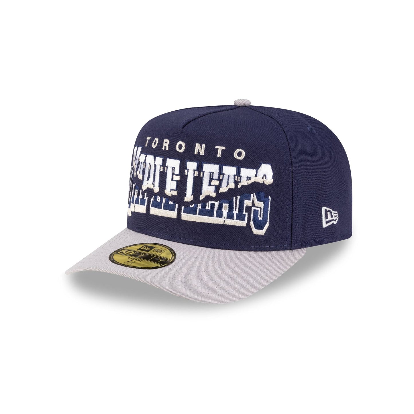 Toronto Maple Leafs Snapped Wordmark 59FIFTY A-Frame Fitted Hat
