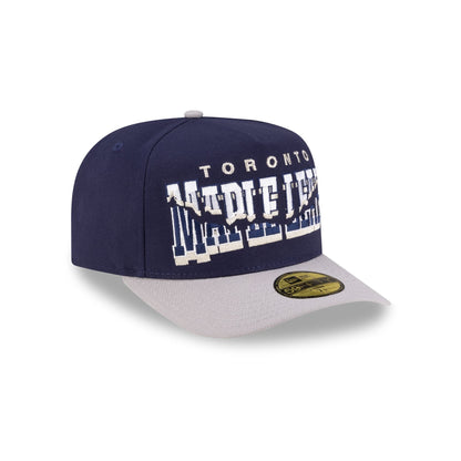 Toronto Maple Leafs Snapped Wordmark 59FIFTY A-Frame Fitted Hat