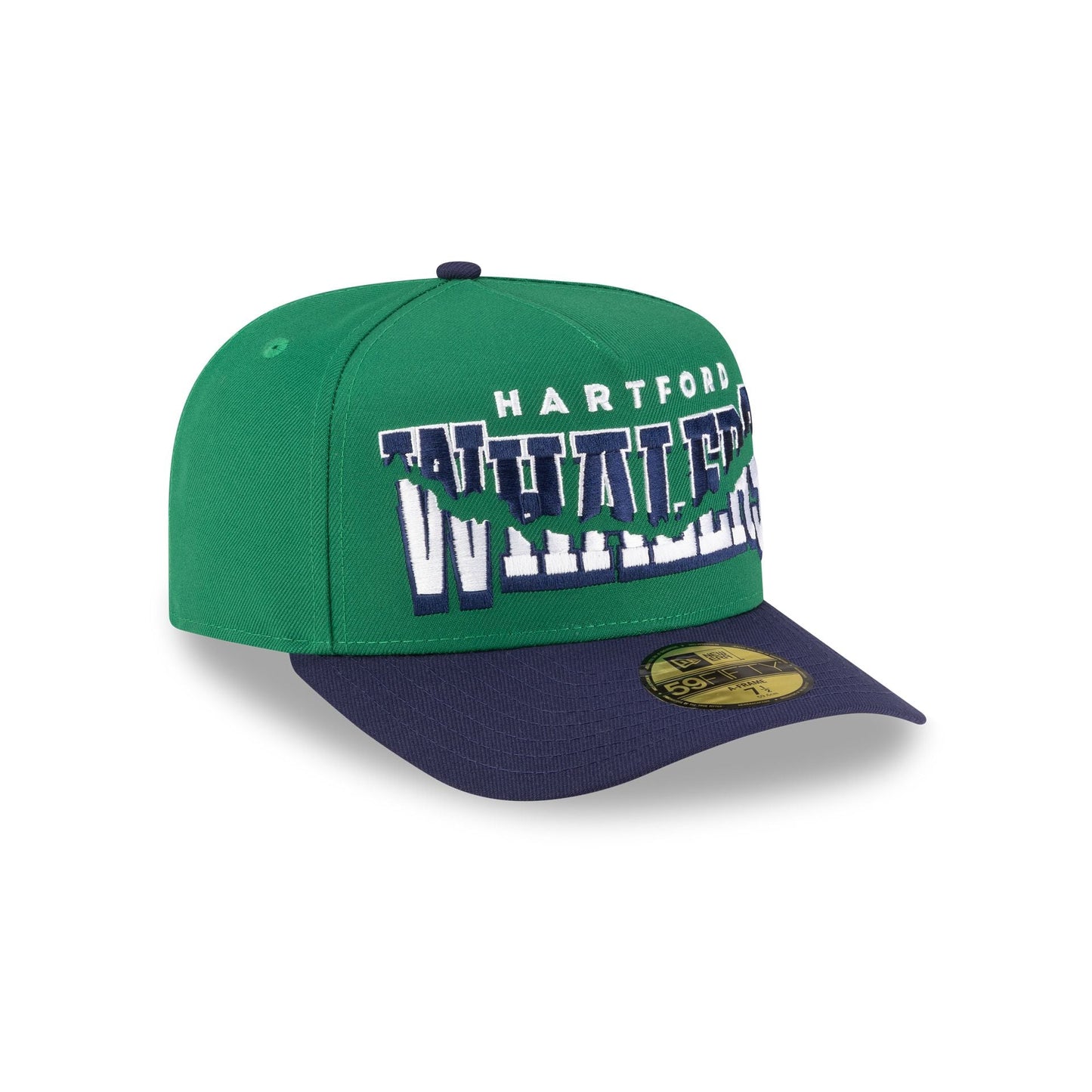 Hartford Whalers Snapped Wordmark 59FIFTY A-Frame Fitted Hat