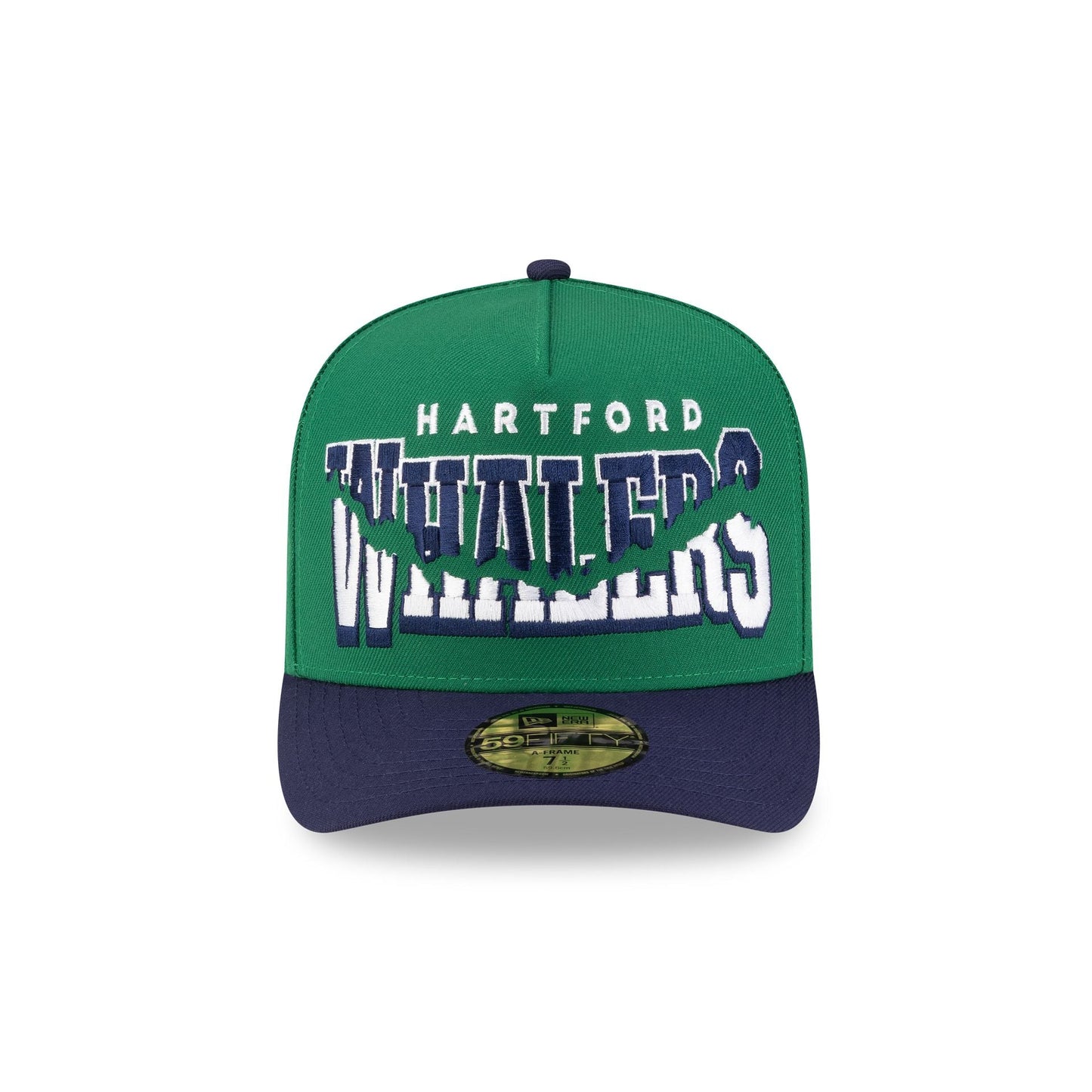 Hartford Whalers Snapped Wordmark 59FIFTY A-Frame Fitted Hat