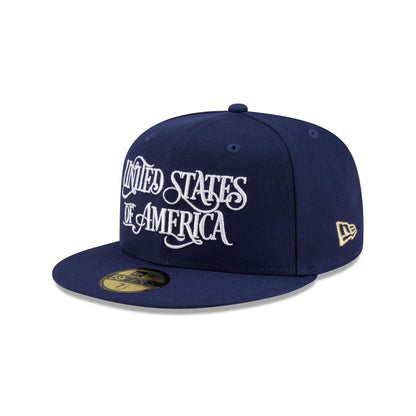 New Era Cap United States of America Navy 59FIFTY Fitted Hat
