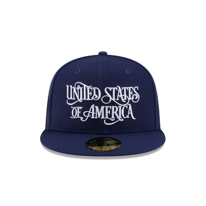 New Era Cap United States of America Navy 59FIFTY Fitted Hat