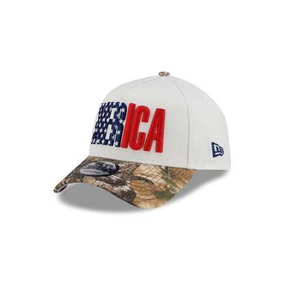 New Era Cap 'Merica Chrome White 9FORTY A-Frame Snapback Hat