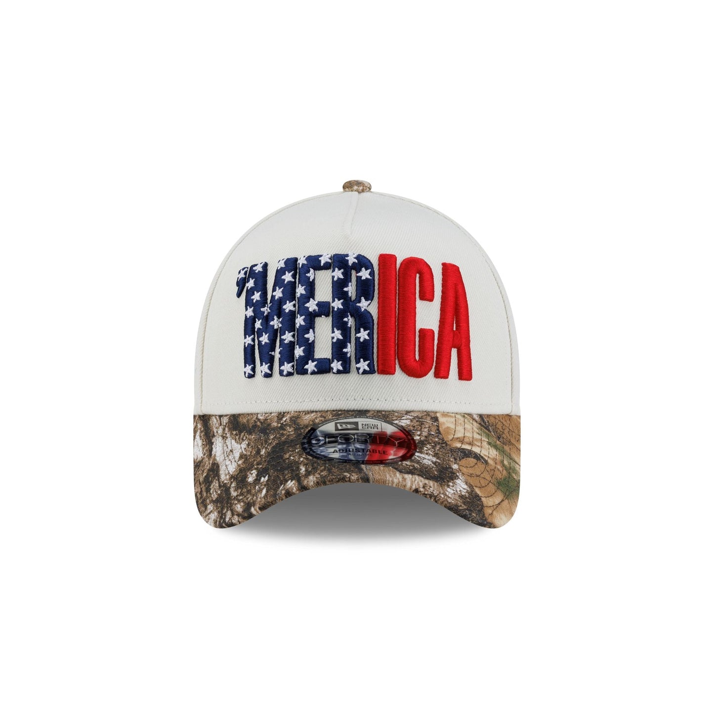 New Era Cap 'Merica Chrome White 9FORTY A-Frame Snapback Hat