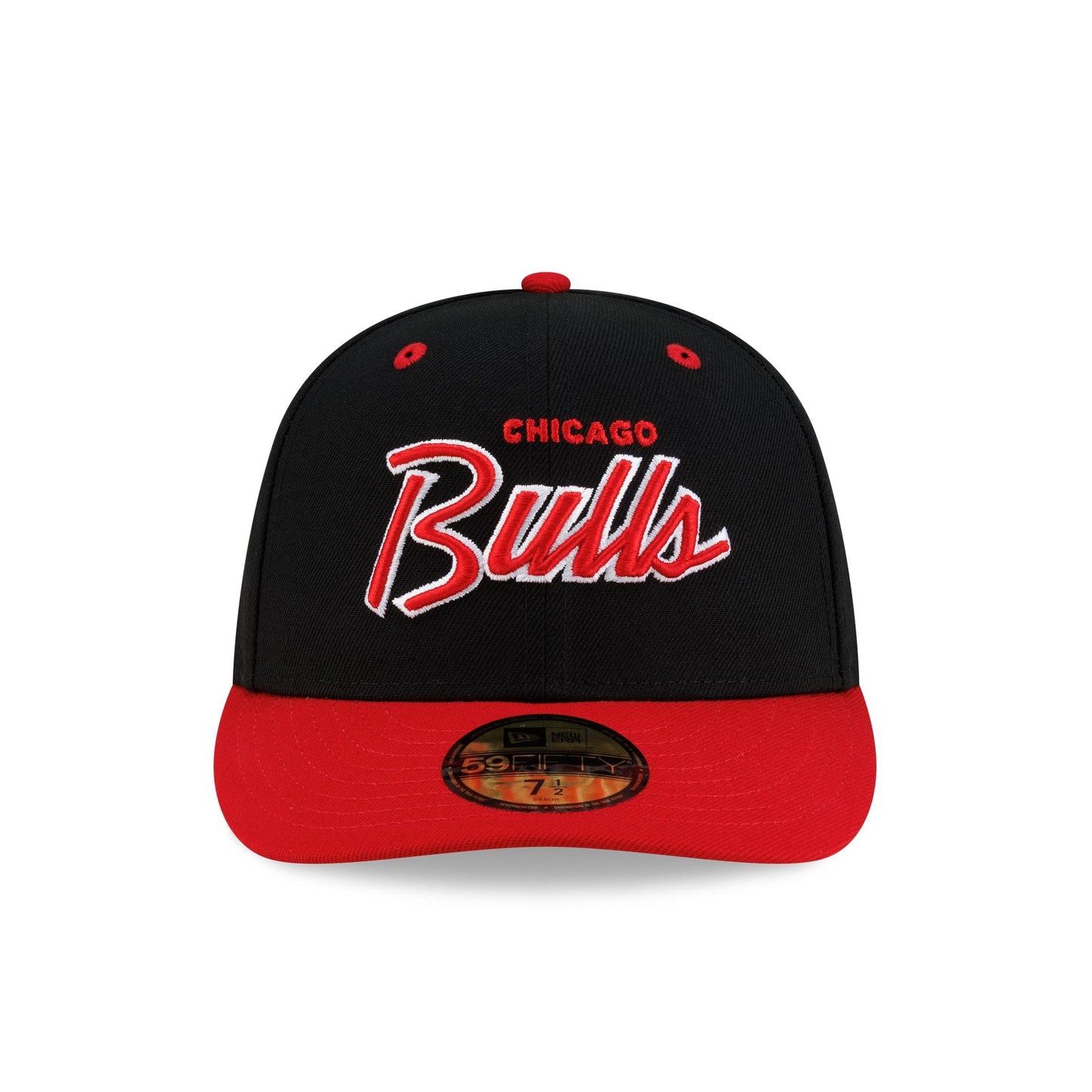 Chicago Bulls Hardwood Classics 90s Script 59FIFTY Fitted Hat