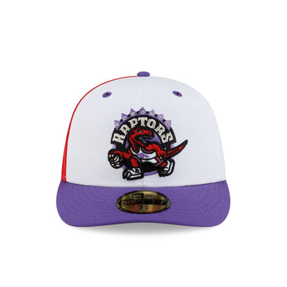 Toronto Raptors Hardwood Classics 90s White 59FIFTY Fitted Hat
