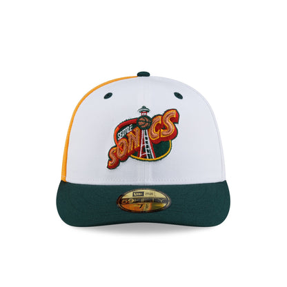 Seattle Supersonics Hardwood Classics 90s White 59FIFTY Fitted Hat