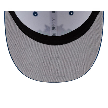 Minnesota Timberwolves Hardwood Classics 90s White 59FIFTY Fitted Hat